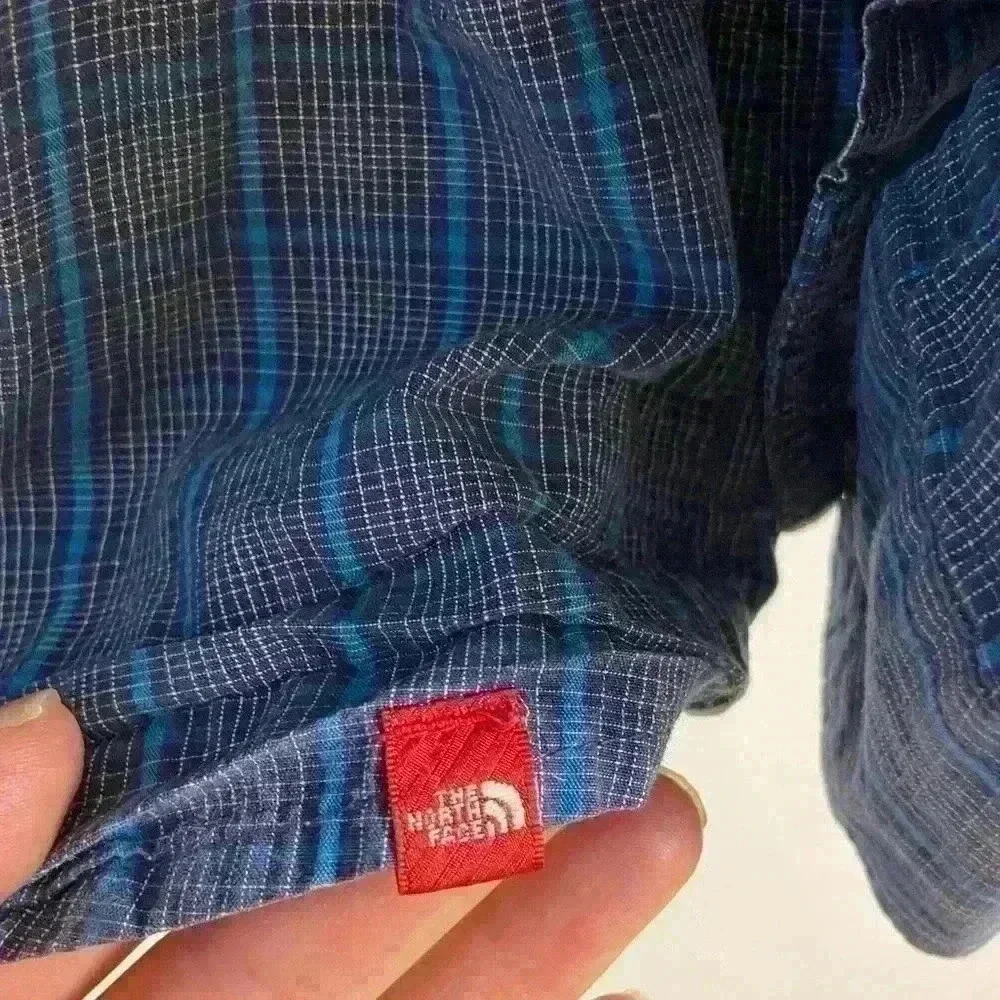 The north face‎ men’s plaid double breasted button up shirt casual. XL